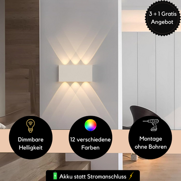 Luxleben™ Drahtlose RGB-Wandlampe | Das Original